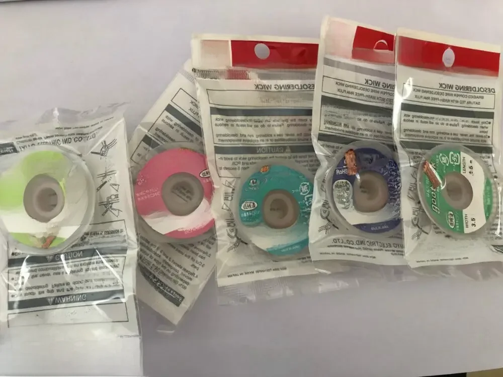 1.5mm 2.0mm 2.5mm 3mm 3.5mm długość 1.5M 1515 2015 2515 3015 taśma rozlutownicza zmywacz do lutów knot drutu narzędzie do naprawy 4.9 /5 — zdjęcie 2