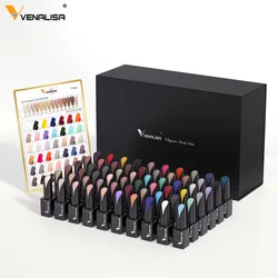 VENALISA 15ml VIP Kit Nail Gel Polish New Arrival Jelly Semi Transparent Camouflage Varnish Silky Matt Top Super Generous Color