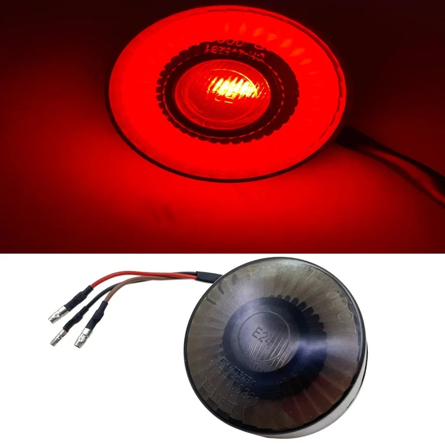AliExpress Yecnecty For Yamaha Kawasaki Harley Ducati 12V Universal Motorcycle LED Tail Brake Warning Light ATV UTV Dirt Bike Round Running Lamp