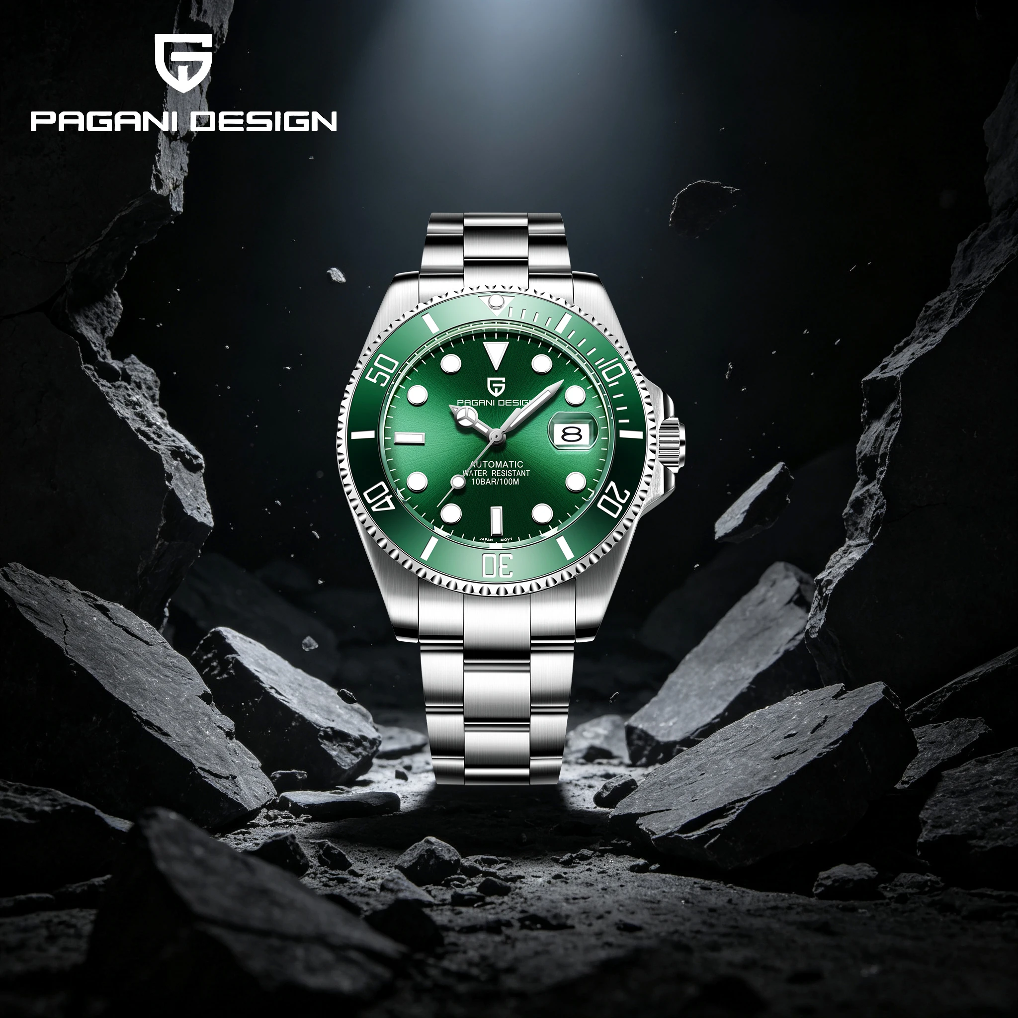 2026 PAGANI DESIGN Men's Luxury Automatic Mechanical Watch For Men Business Daily Wear Waterproof Luminous Date Stainless Watch