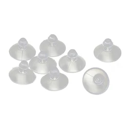 18/20mm Mushroom Head Sucker PVC Fish Tank Rubber Transparent Glass Sucker Perforated Suction Cups Window Decor Wedding Car
