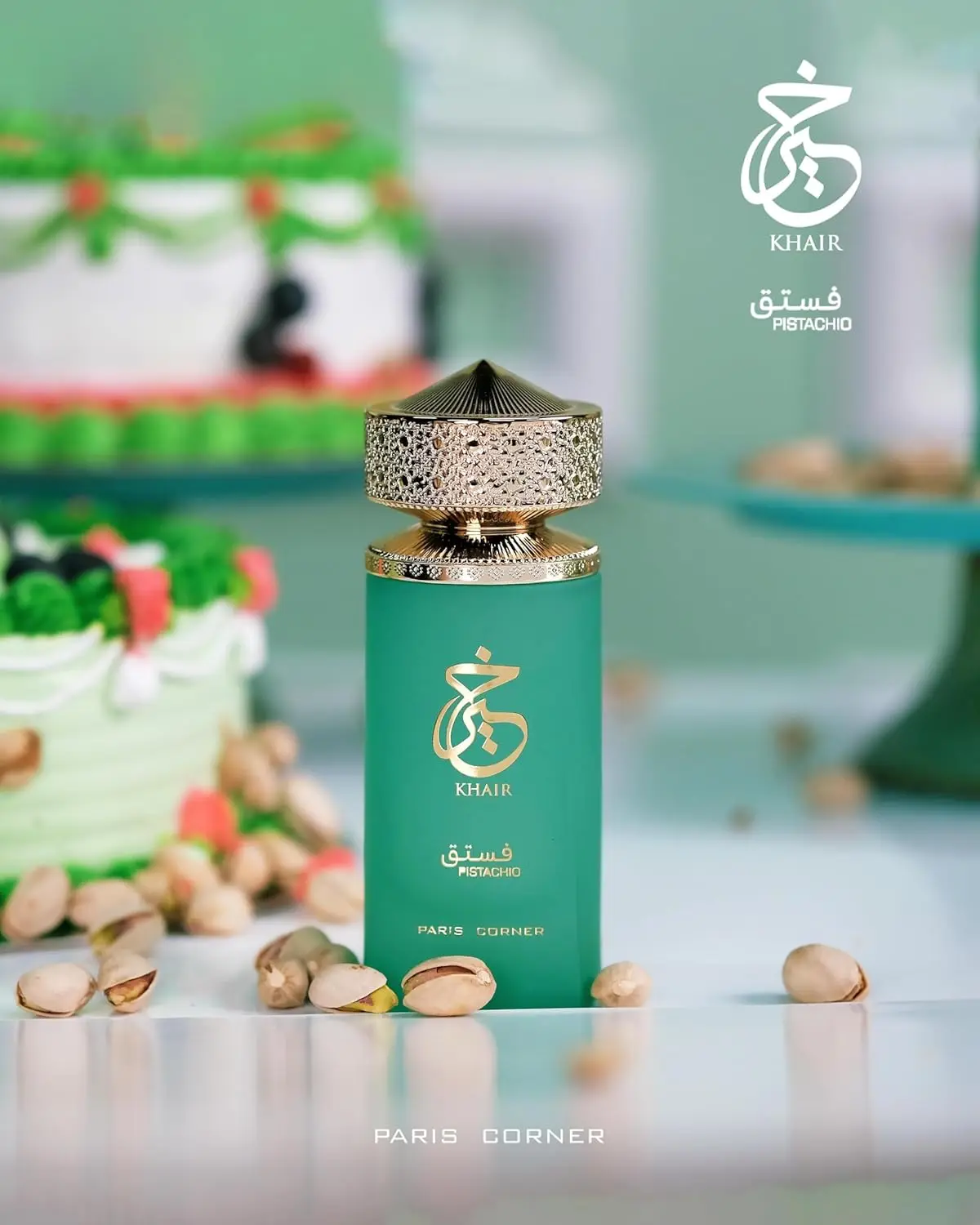 Parfum Unisex Paris Corner Pistachio Khair 3.4 Fl Oz Edp untuk Pria dan Wanita