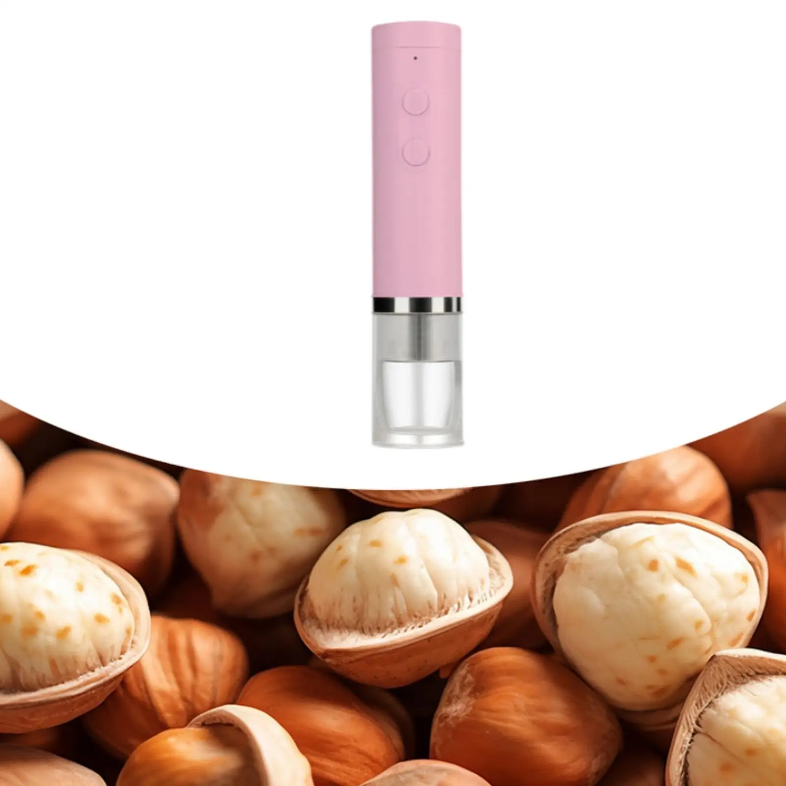 Picture 5: Portable Automatic Shell Remover Nutcracker Walnut Cracker Multipurpose Electric Nutcracker for Pine Nuts Pecans Almonds