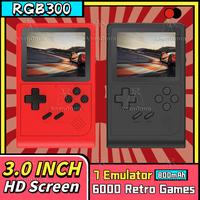 GB300 Handheld Game Console 6000 Games 7 Emulator Children 3.0 Inch Portable Video Game Console Kids Mini Retro Gaming Machine