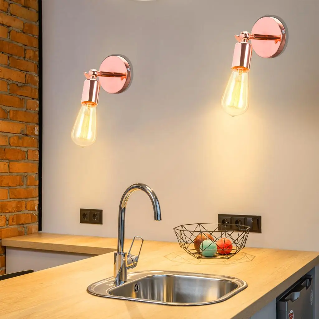 

Настенный декоративный светильник для спальни, ретро алюминиевый настенный светильник для сиденья, бар, балкон, проход, спальня, прикроватное освещение для гостевого ресторана ﻿