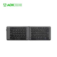 AOKZOE A1 Foldable Wireless Bluetooth Keyboard for Mini PC Laptop Game Console 6800U Notebook Game Work Study Exclusive Keyborad