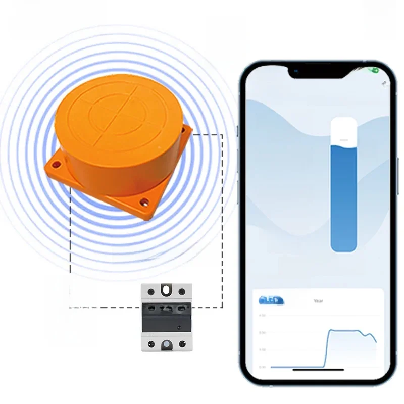 ME201WC Tuya Ultrasonic Water Pump Automatic Controller Smart Alarm Indicator Measure Remote Tank Monitor