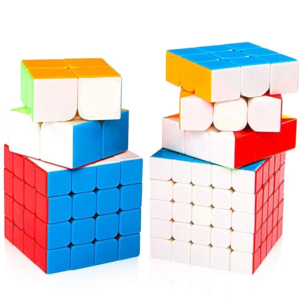 Mini Cubo de Rubik 2x2 Preto 50mm Peças de Velocidade e Duráveis Ideal para Prática de Speedcubing Presente Inteligente