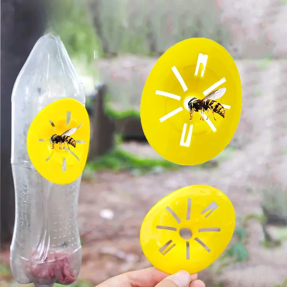 Piège à guêpes et frelons en plastique, attrape-bouteille, attrape-insecte de ferme, outil d'apiculture, 10 pièces
