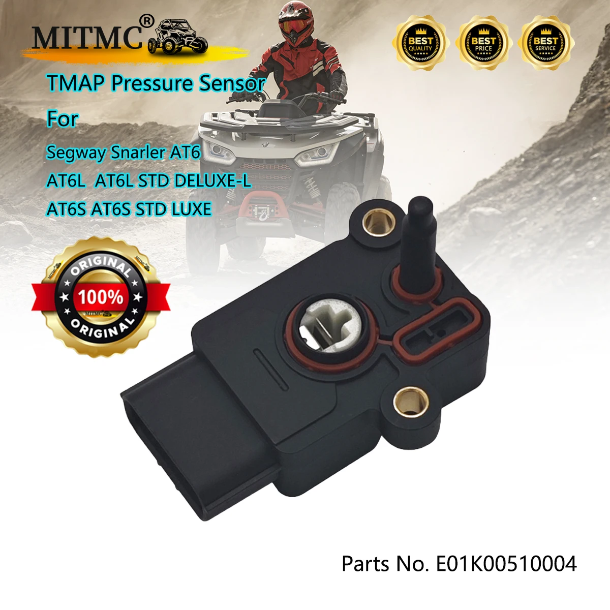 

Датчик давления TMAP для Segway Snarler AT6S AT6L SNARLER AT6L DELUXE-L E01K00510004