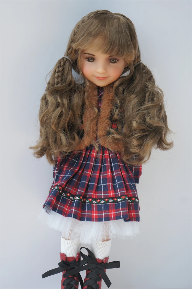 

JD858 All Sizes Pony With Braid BJD Wig Suit OB11 YOSD MSD SD DOD Blythe Doll Hair Wholesale 1/8 1/6 1/4 1/3 Cheap Accessories