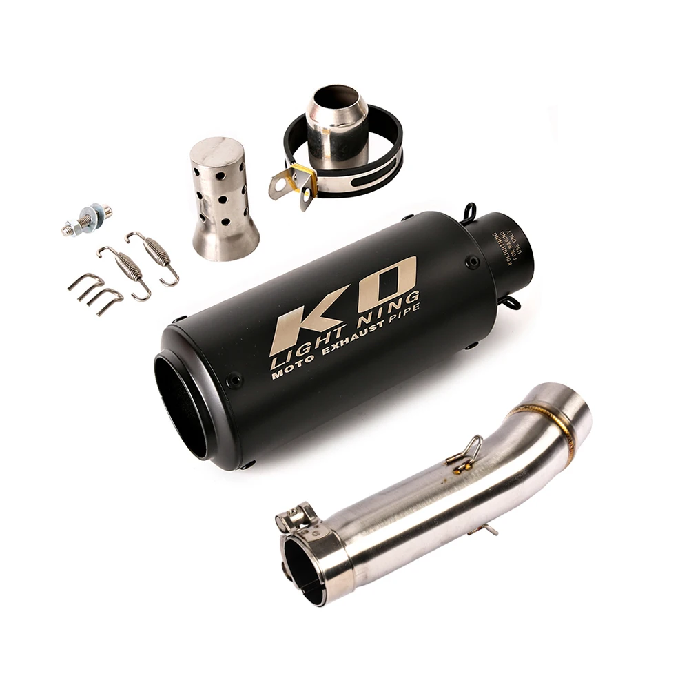 

Full Systems Motorcycle Exhaust Escape Stainless Steel Middle Link Pipe With DB Killer Slip On For Honda CB400 2008-2017