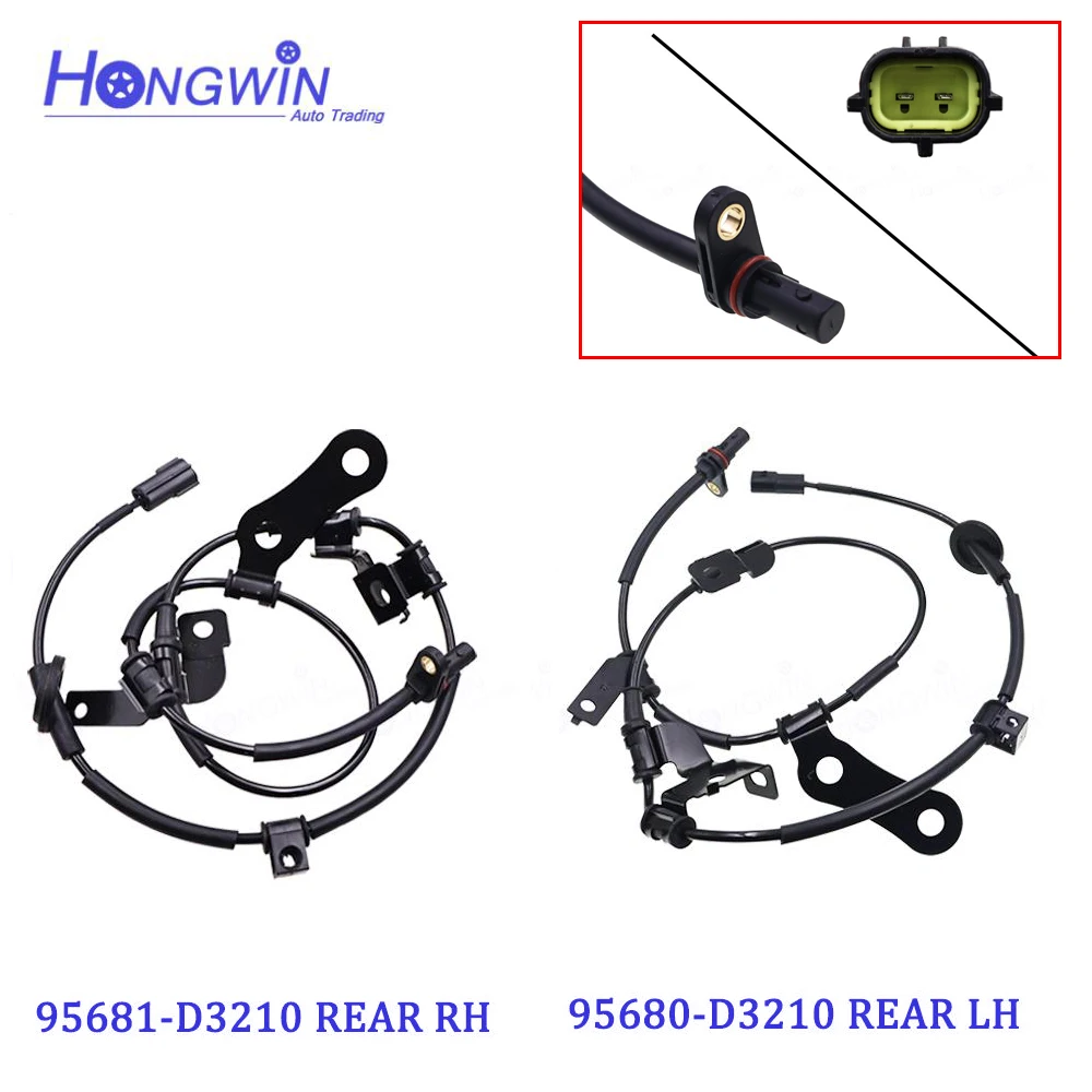 

Rear R L ABS Wheel Speed Sensor For Hyundai Tucson 1.6L 2.0L 2.4L l4 2016-2021 95681-D3210 95680-D3210 95681D3210 95680D3210