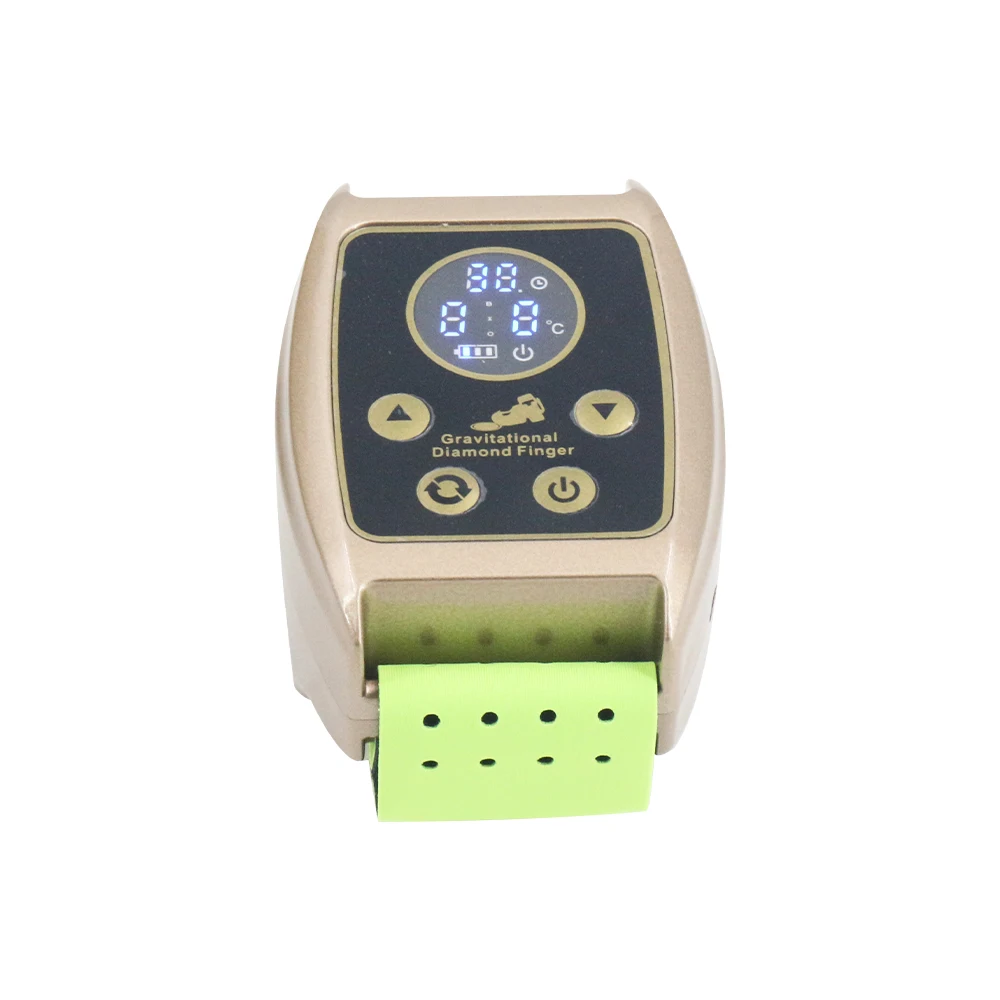 

New Microcurrent Gold Finger Gravitational Diamond Finger Face Lifting And Firming Health Care EMS Beauty Machine