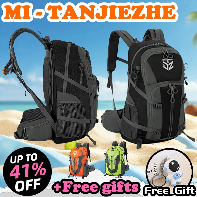 

MI-TANJIEZHE 30L Man Travel Backpacks Outdoor Mountaineering Bag Duffel Backpack Travel Hunting Bag Waterproof Backpacks