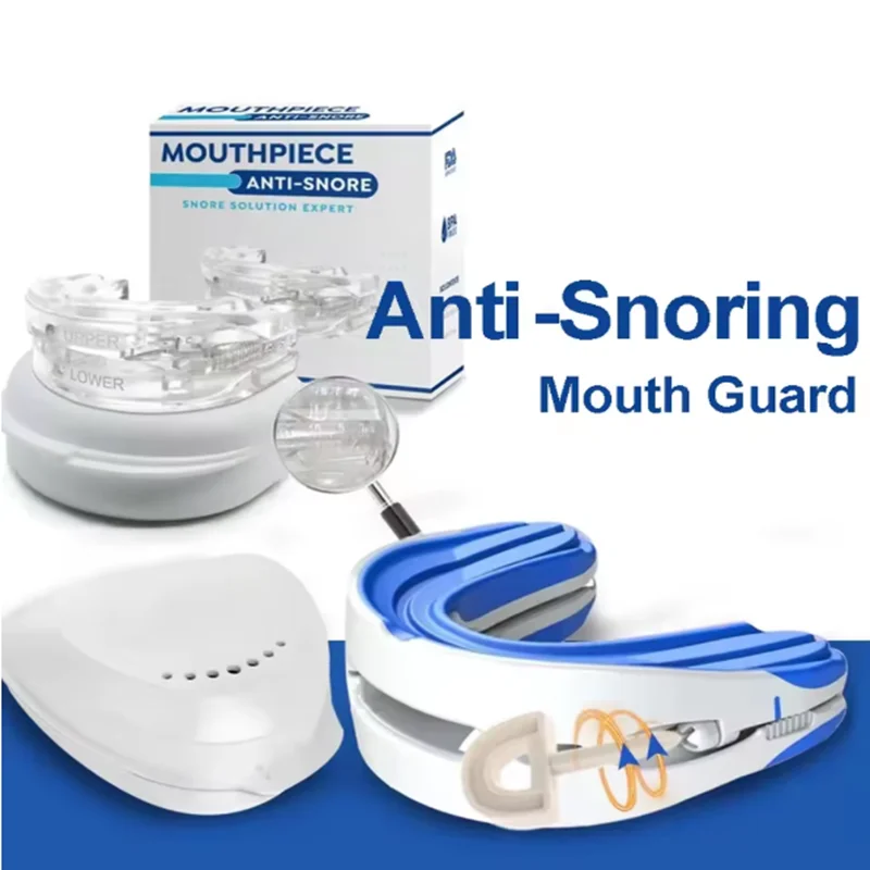 Mouthpiece Anti Snore Mouth Guard Silicone Anti Snoring Bruxism Sleeping Aid Apnea Guard Teeth Snoring Device Stop Snore Oral