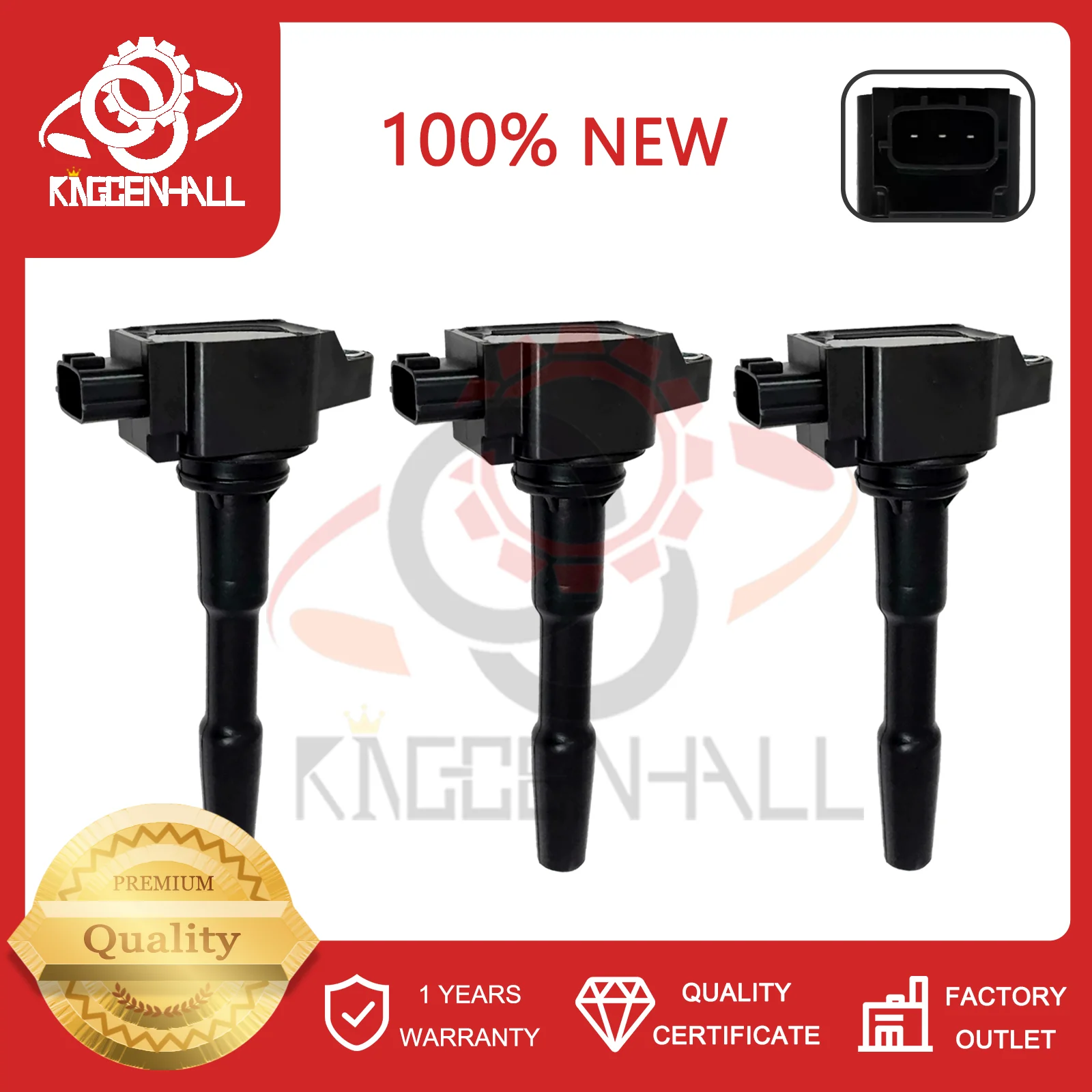 

3/4PCS Ignition Coil 22433-2428R For MERCEDES Nissan Renault Clio Dacia Duster Smart Fortwo 0.9 1.0 1.2 1.6 UF808 8201154128
