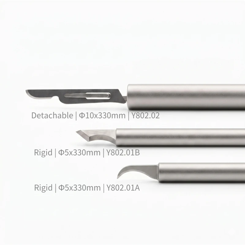Laparoscopic Knife Blade for Bile Duct Surgery, Reusable Choledochotomy Scalpel for Minimally Invasive Procedures view 2