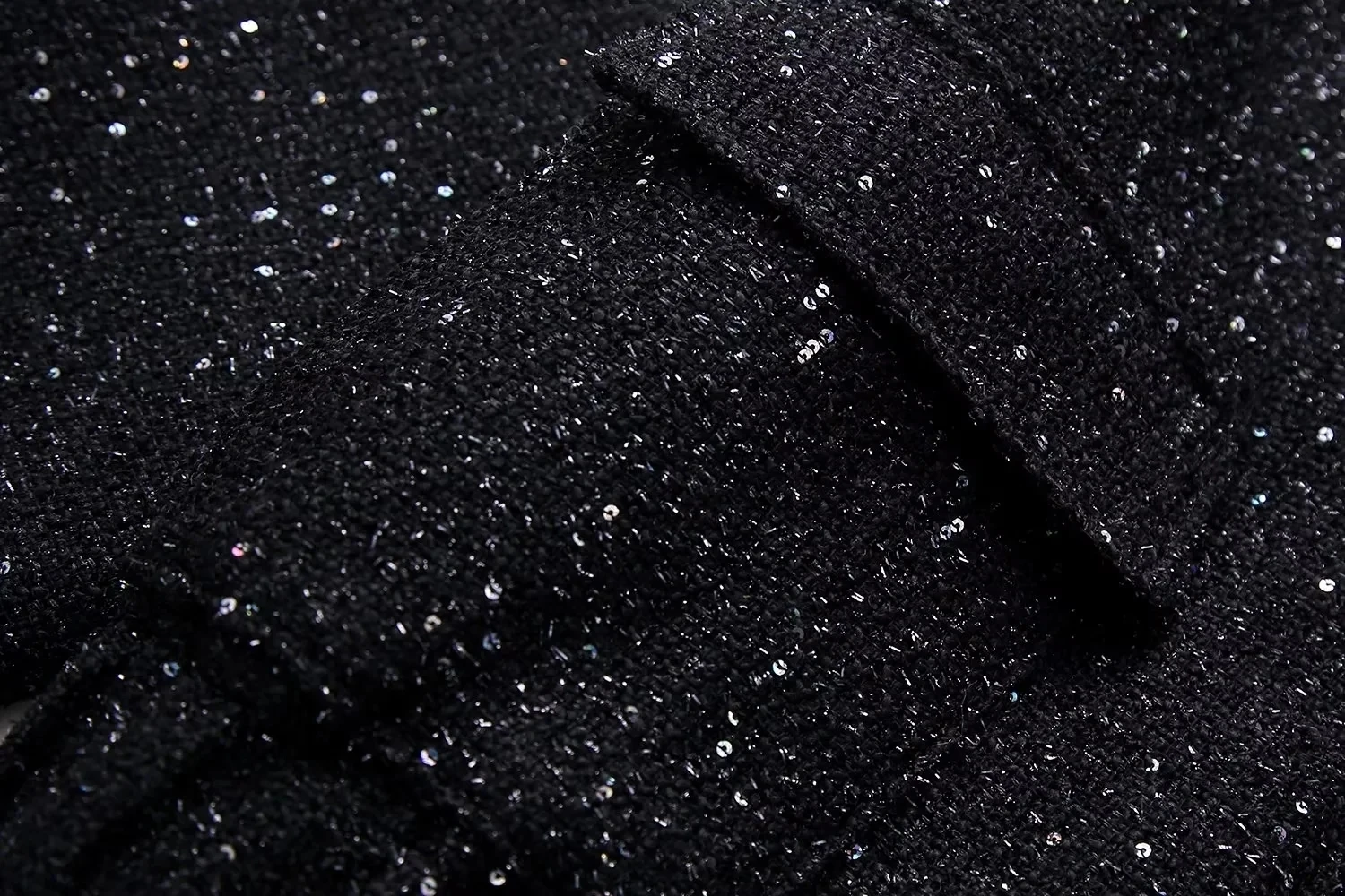 Nlzgmsj Frauen Shiny Pailletten Jacke Y2k Gold Farbe Stehkragen Langarm Kurzarm Mantel Herbst Winter Damen Hohe Streetwear – Detail 7