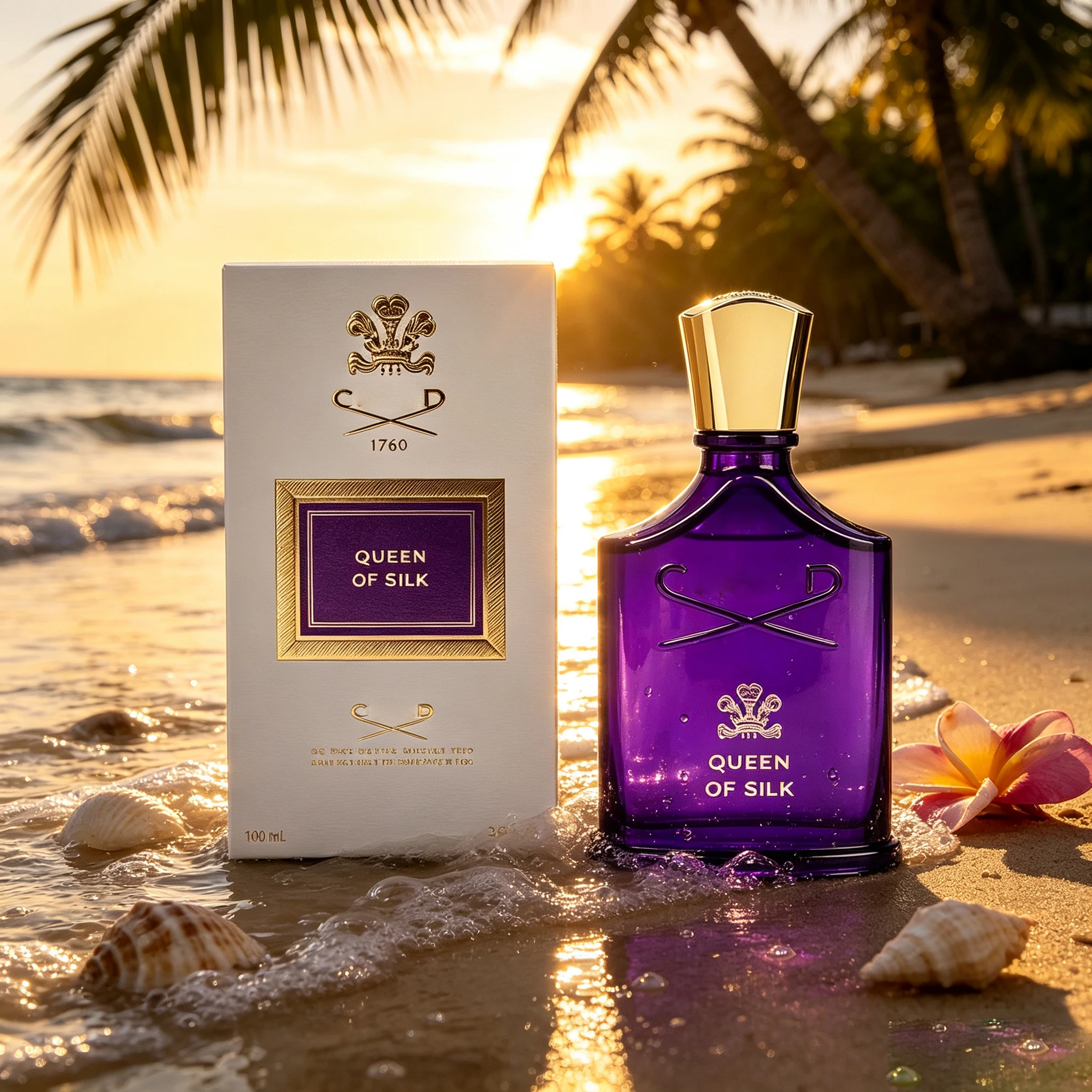 Fragrance Queen Perfume - น้ำหอม Queen of Silk Queen กลิ่นหอมของดอกไม้สีขาวอำพัน