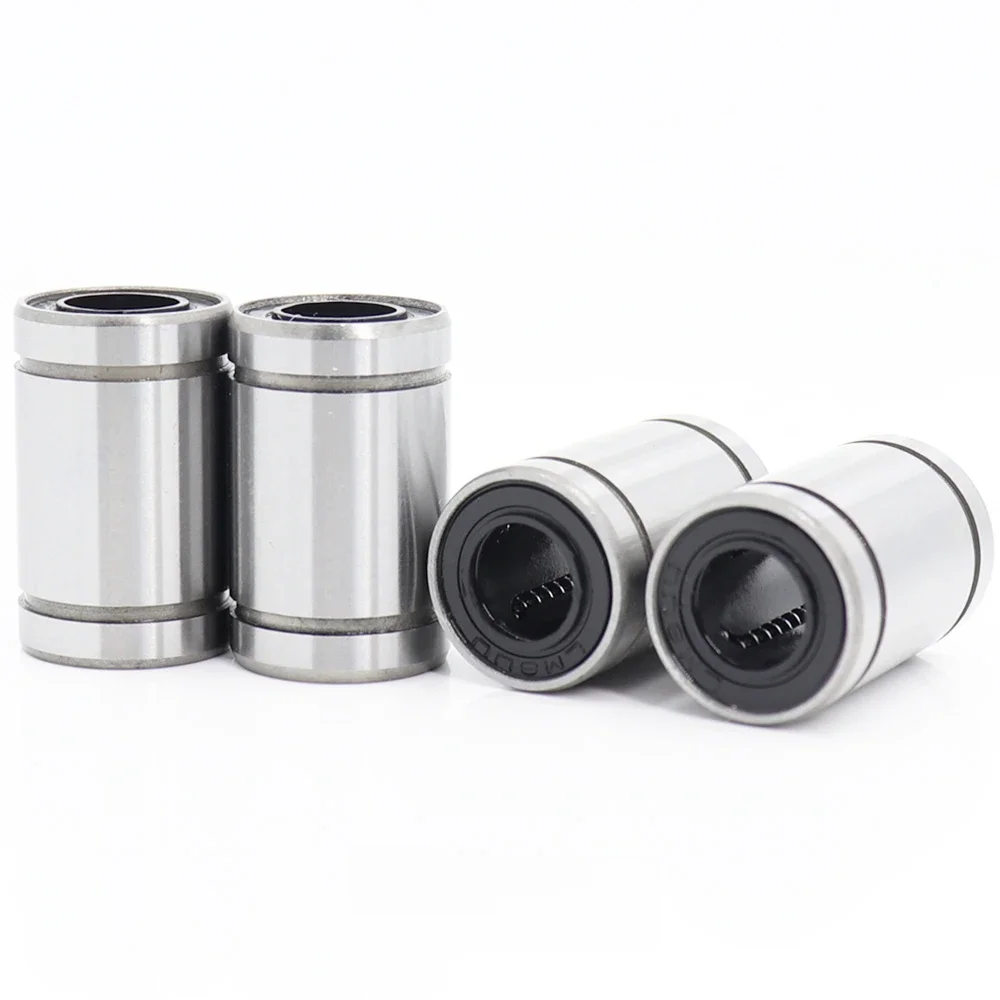 LM12UU LM13UU LM16UU LM20UU łożyska liniowe ABEC-5 (4 szt.) łożyska liniowe 12mm 13mm 16mm 20mm LM UU — zdjęcie 2