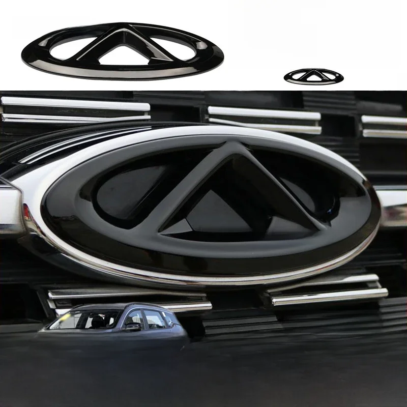 Dla Chery Tiggo 7 Pro Styling Plastikowy tylny emblemat Przednia maskownica Wysokiej klasy naklejki Automatyczna dekoracja zewnętrzna — 2