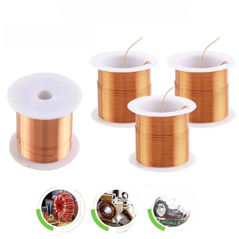 1-3szt 0.04mm 0.05mm 0.06mm 0.07mm 0.08mm-1.3mm Kabel Drut miedziany Drut magnetyczny Drut emaliowany Drut miedziany Drut miedziany Drut miedziany — zdjęcie 2