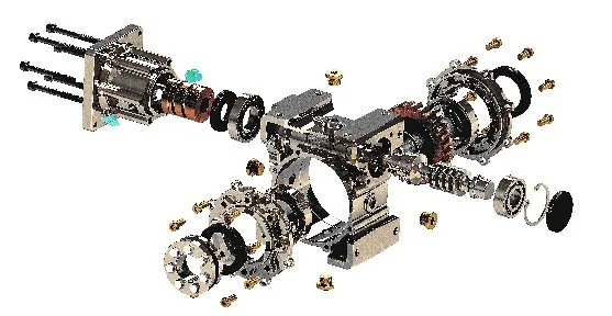 Chenyue Tech Worm Gearbox CYVF 75-VS Input 19/22/14/24/28mm Output 28mm Ratio 5:1/100:1 Free Maintenance