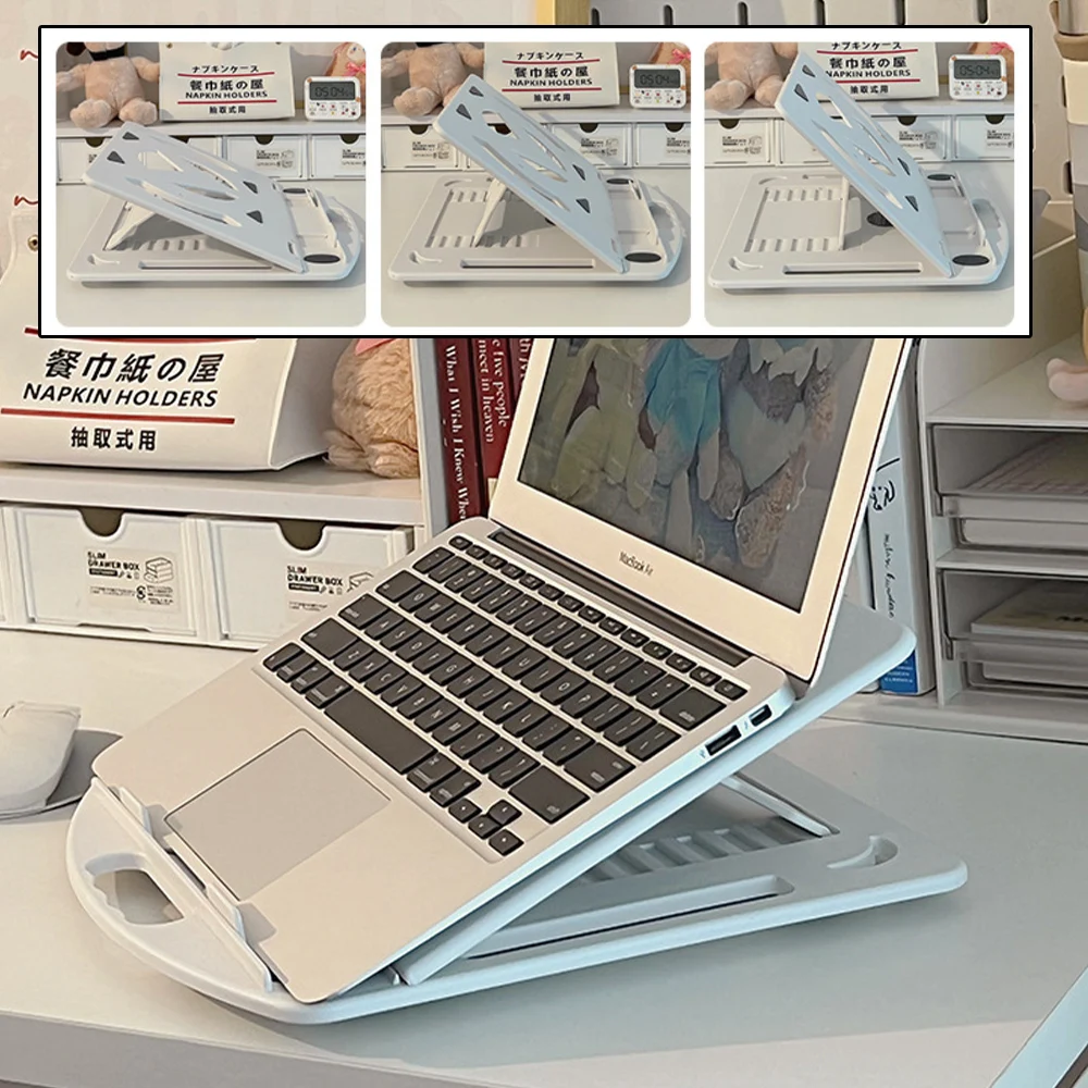 Portable Rotating Desktop Laptop Stand Removable Mobile Phone Stand