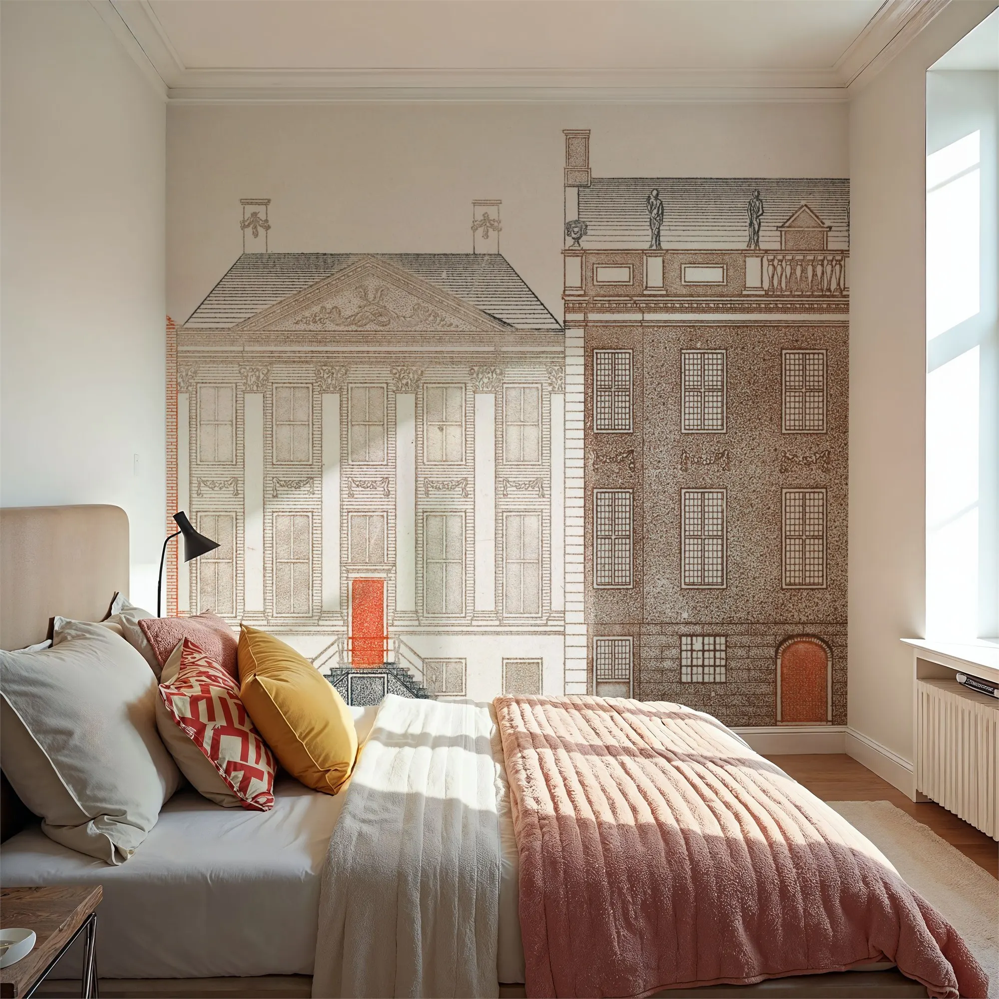 Custom Amsterdam Canal Houses II Wallpaper for Walls Made to Measure Large Wall Mural