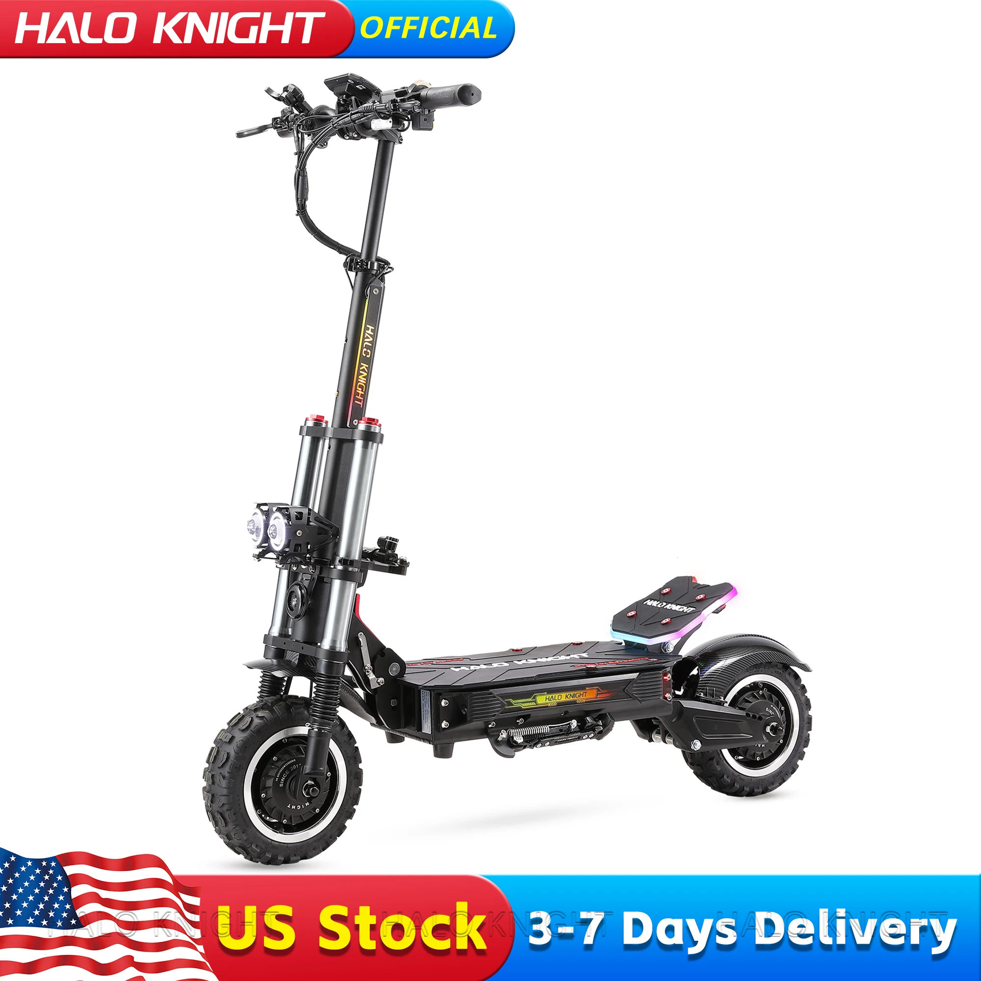 

HALO KNIGHT T107Pro Powerful Adult Electric Scooter 6000W 95KM/H Professional E Scooter Off Road Dual Motor E-scooter Motorcycle