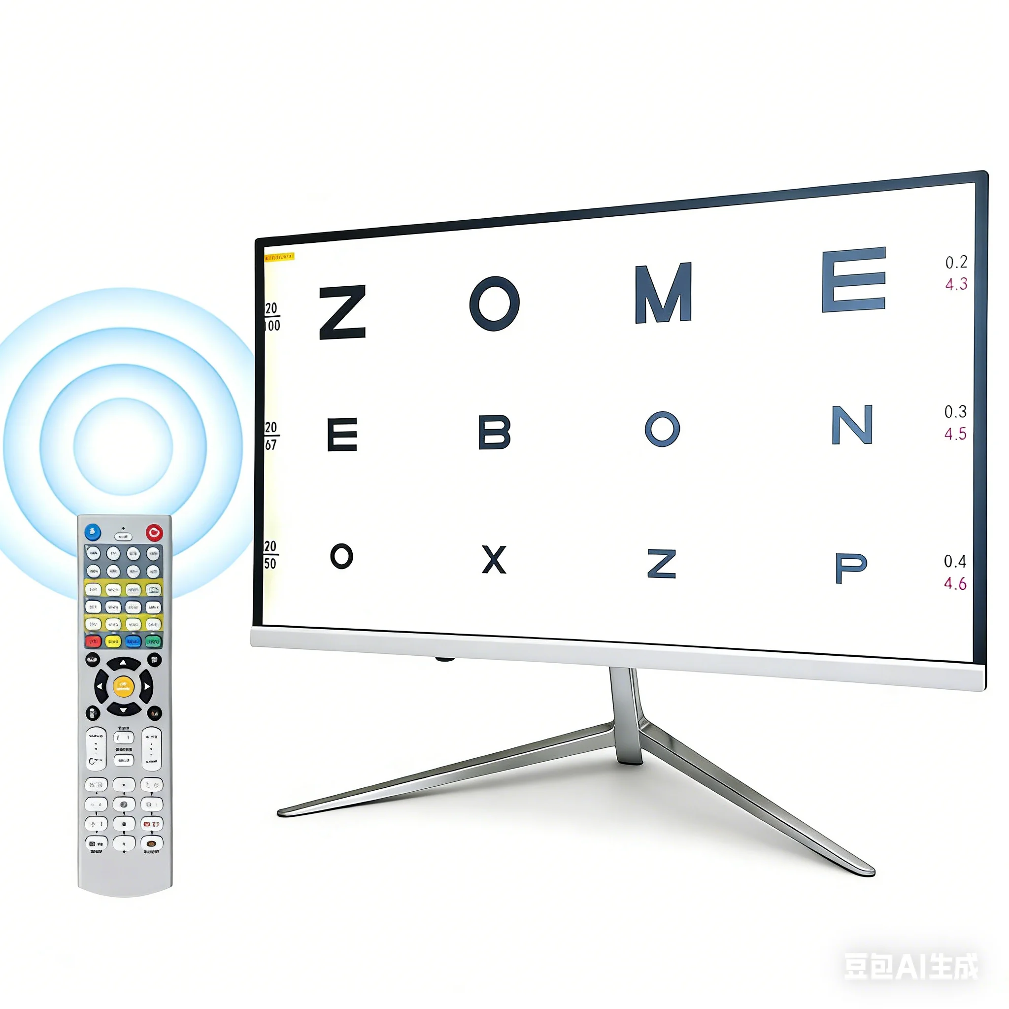 Optics Instruments 215F LED Eye Chart for Vision Test Used Optical Shops
