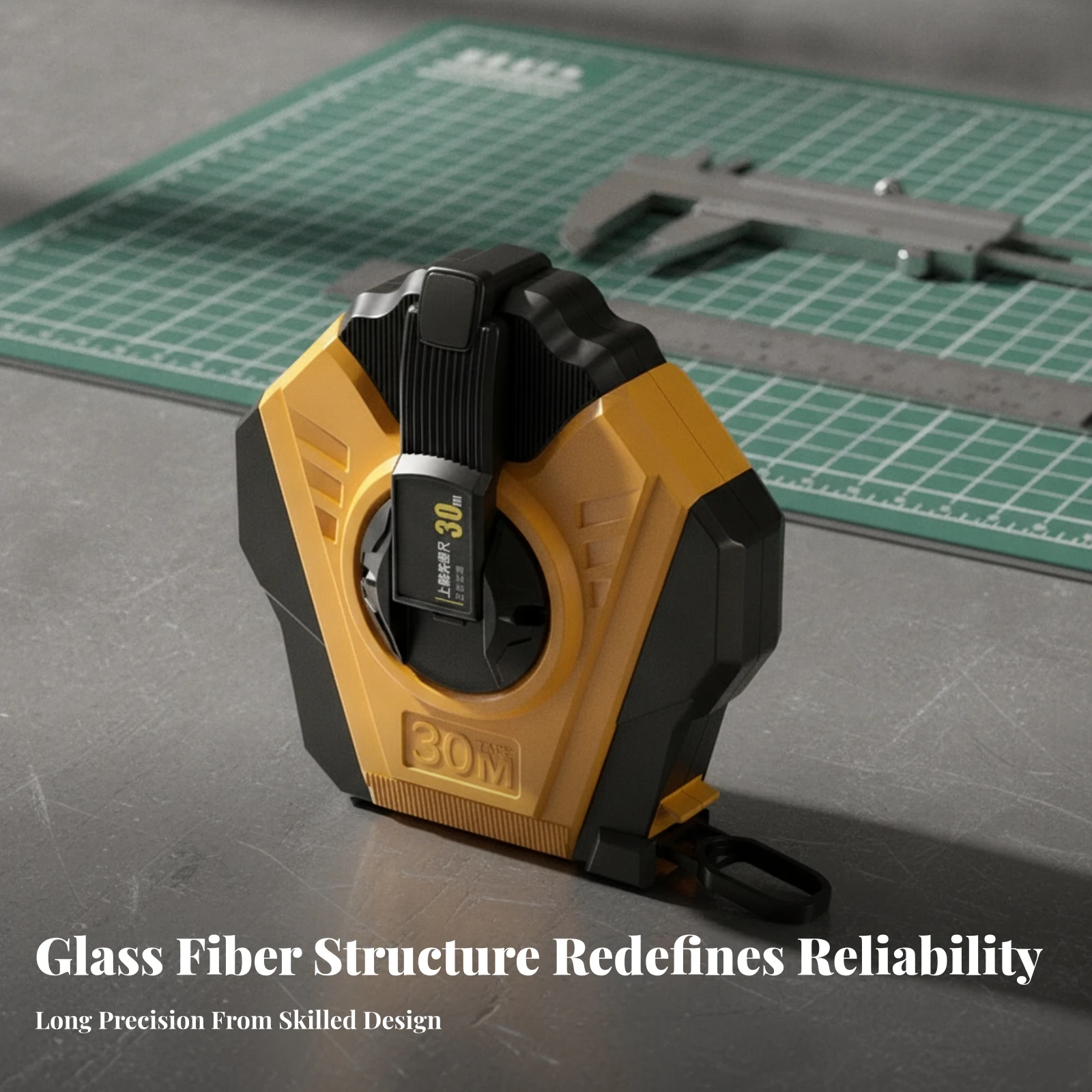 Cloth Tape Fast Rewind Rewind Retractable Tape Measure Textured Grip Hand Tool 20M Standard