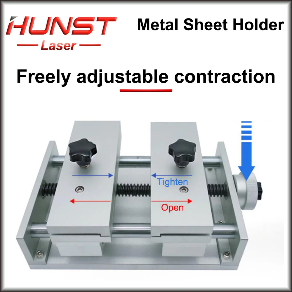 HUNST Fiber Marking Fixture Worktable for Laser Cutting Engraving Machine Gold Silver Metal Ceramics Clamp Table Thin Foil Holde