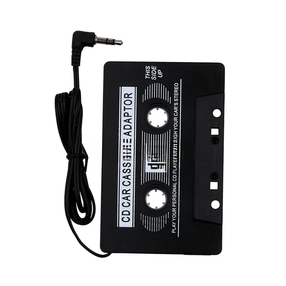 Universal Car Cassette Tape Adapter, MP3 Player Converter, 3.5mm Jack Plug para iPod, iPhone, Cabo