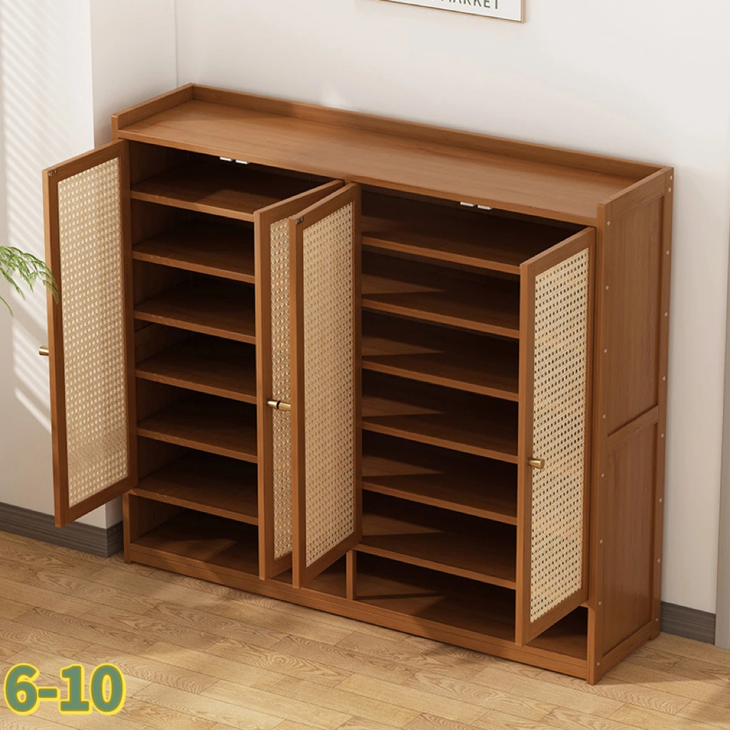 

Shoe cabinet for home entrance with door dustproof storage cabinet popular space saving storage artifact rental house shoe rack