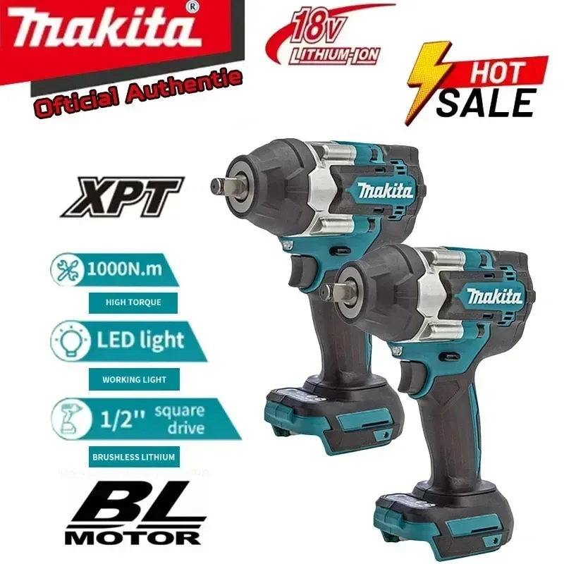 ماكيتا DTW700 1000Nm مفتاح ربط لاسلكي بدون فرش مفتاح كهربائي مفك عزم دوران كبير أدوات كهربائية لإصلاح السيارات #4