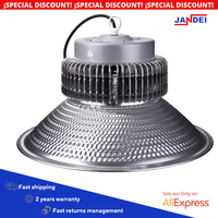 Jandei - Industrial led light hood for warehouses, garages, workshops 100W / 150W / 200W 6000K. Commercial lighting