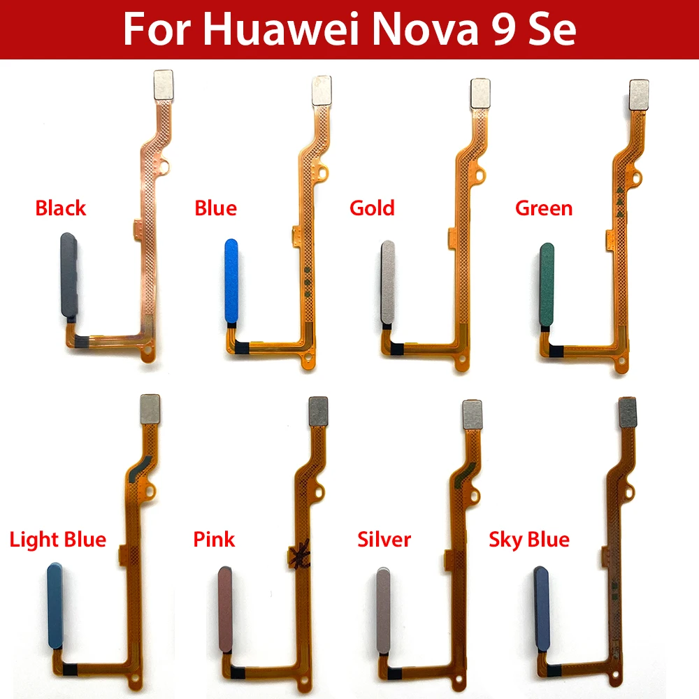 Fingerprint Home Button Connection Flex Cable Ribbon For Huawei Nova 8i Nova 9 Se