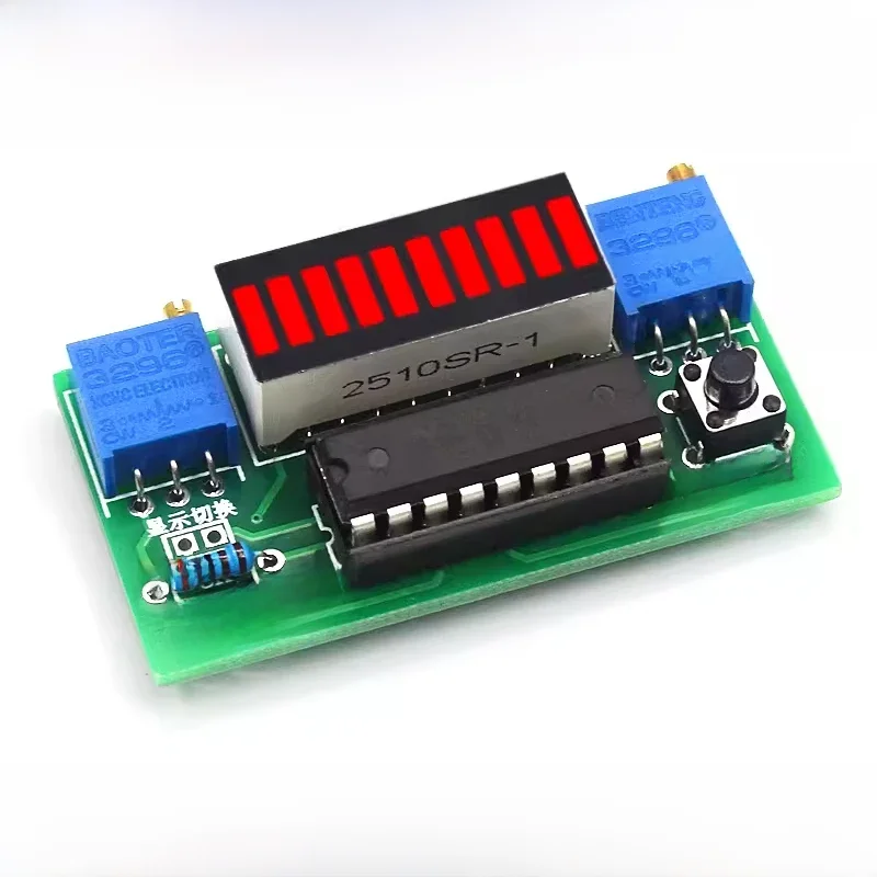 LM3914 10 segments 3.7V Lithium 12V indicateur de capacité de batterie Module testeur de niveau de puissance affichage LED Kits de bricolage électroniques