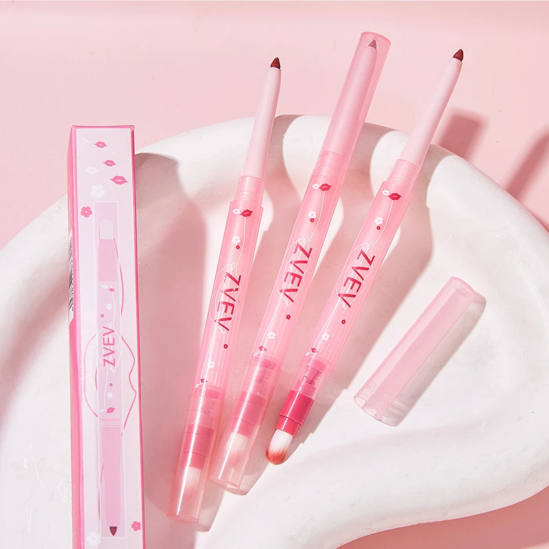 Matita labbra a lunga durata, impermeabile e resistente al sudore, facile da applicare, non sbiadisce e ha un look colorato