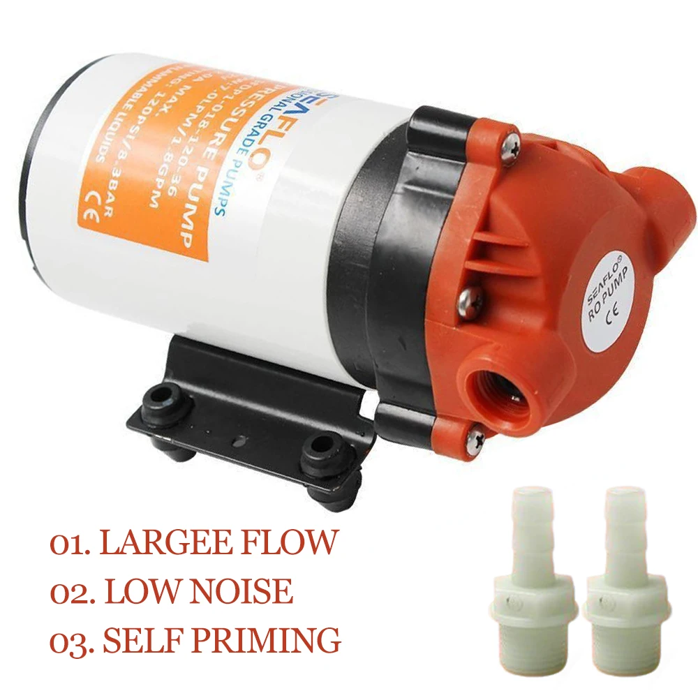 Multifunctional Diaphragm Pump,cleaning Water Pump,car Washing Pump, Carpet Machine Pump,DC12V/24V Industrial High-pressure Pump