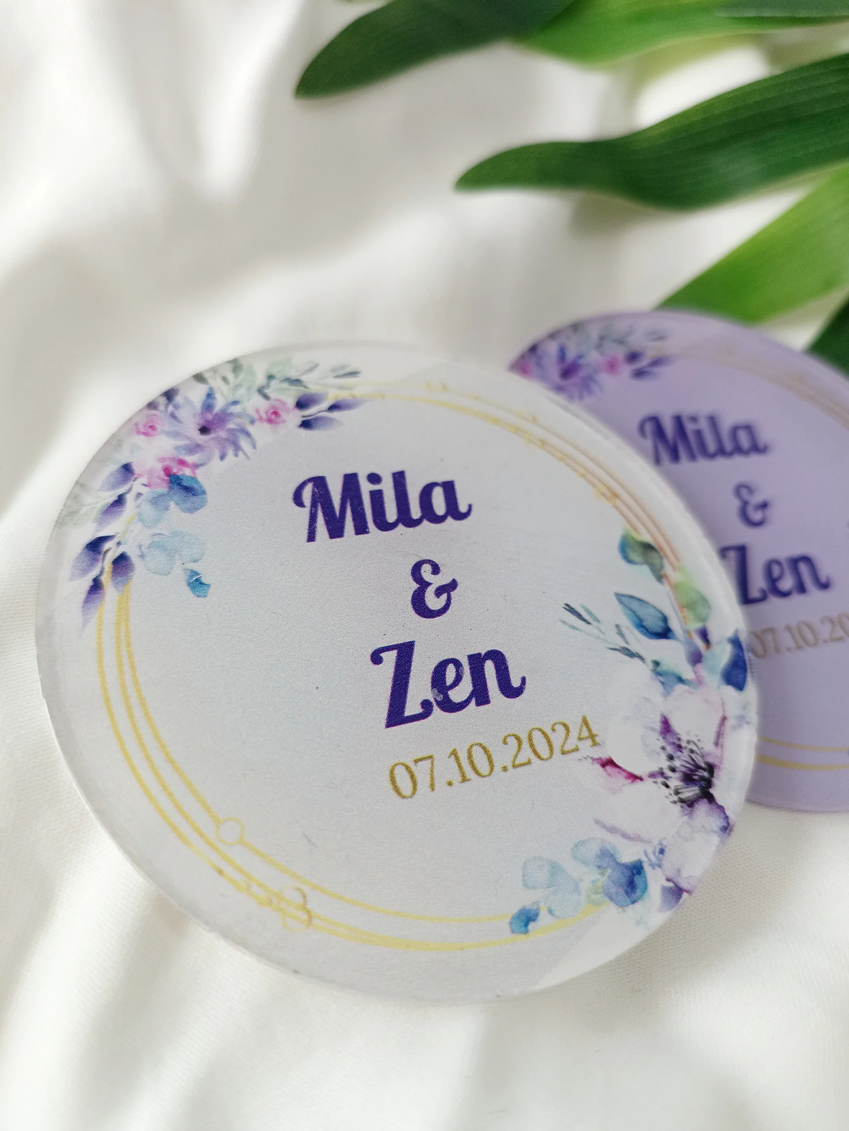 

20 pcs Personalized Party Favors, Save the Date Magnet, Wedding Favors, Luxury Wedding Gift, Engagement Favor, Event Gift