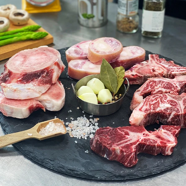 Soombagogi Hanwoo hueso de ternera coreano 3kg + hueso varios 3kg