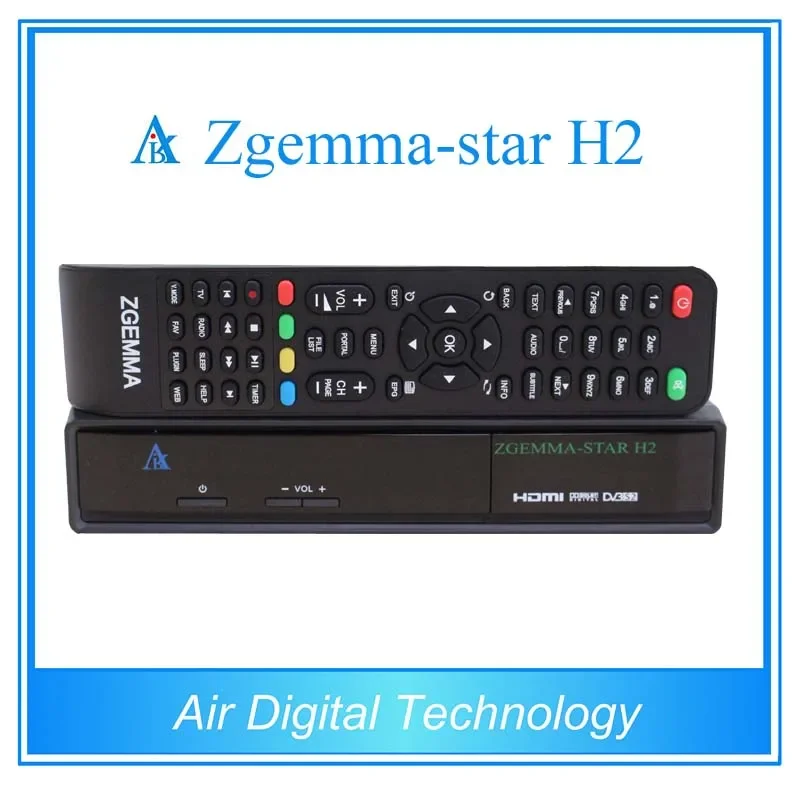 Zgemma star h2 1080p linux os tv decoder DVB-S2 + t2 tuner für DVB-T2 mit ca