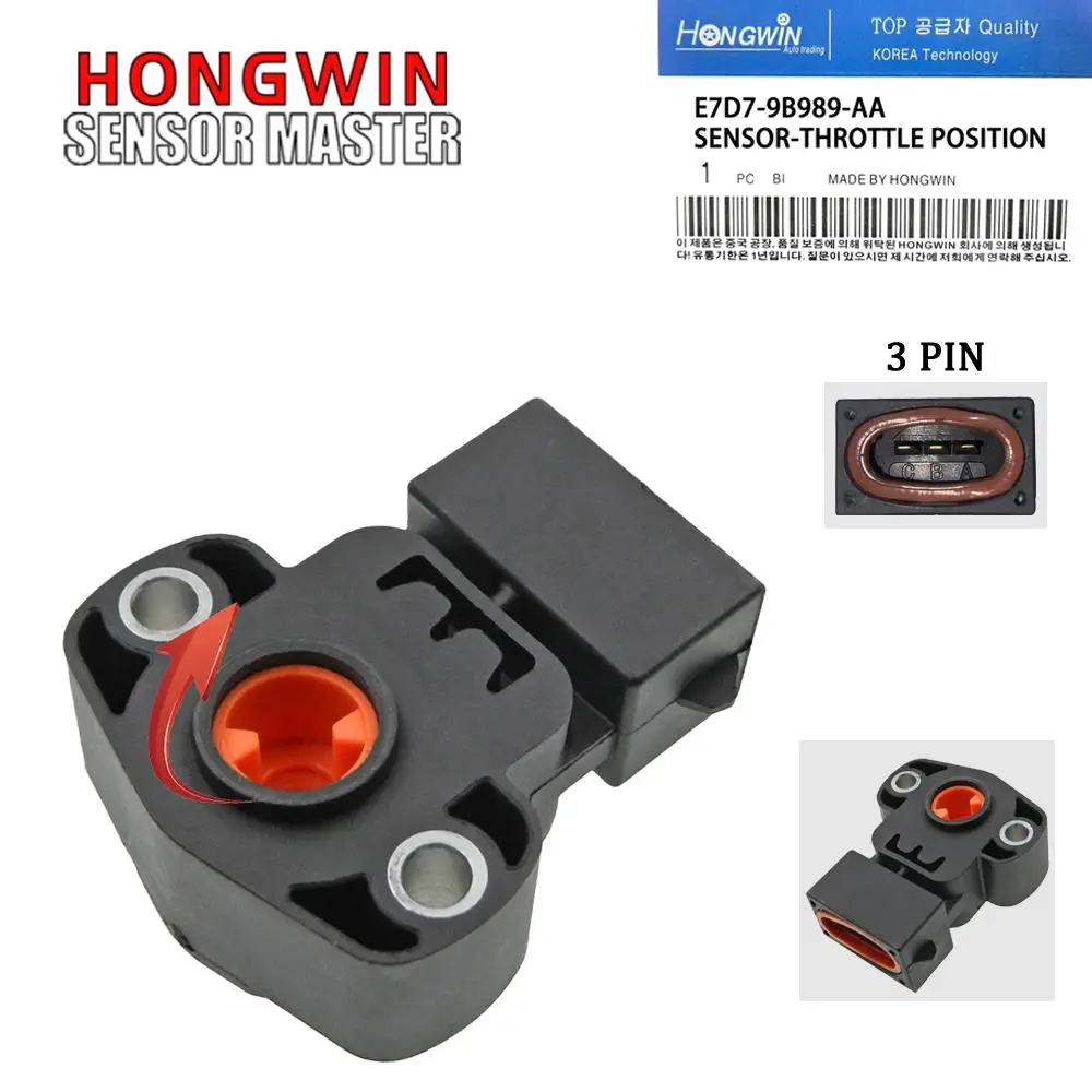 Throttle Position Sensor Car Accessories E7D7-9B989-AA,F19Z-9B989-BA,F2DF-9B989-BA For Ford Muestra I Taurus Sonda Tempo 3.0L