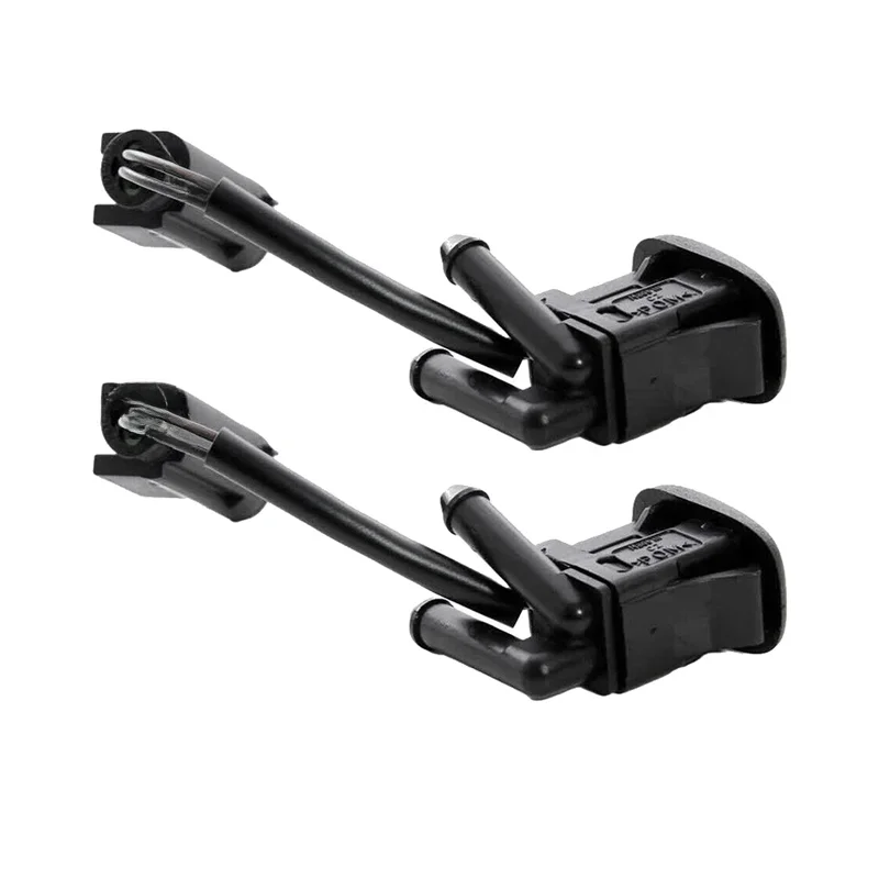 1 Pair for -BMW E39 5-Series 1997-2003 525I 528I 530I 540I M5 Windshield Washer Nozzle Heated Dual Inlet Squirter Jet