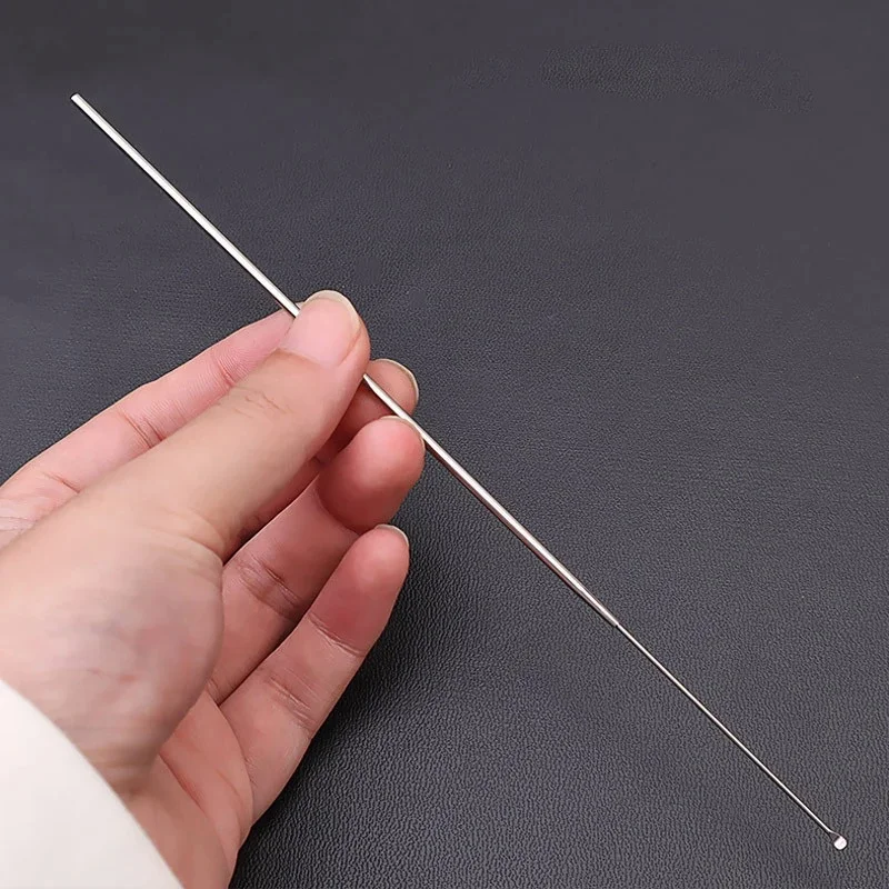 18cm miedź ze stali nierdzewnej do usuwania woskowiny Curette zestaw narzędzi do usuwania woskowiny zestaw narzędzi do czyszczenia uszu dla dzieci dorośli strona główna — zdjęcie 2