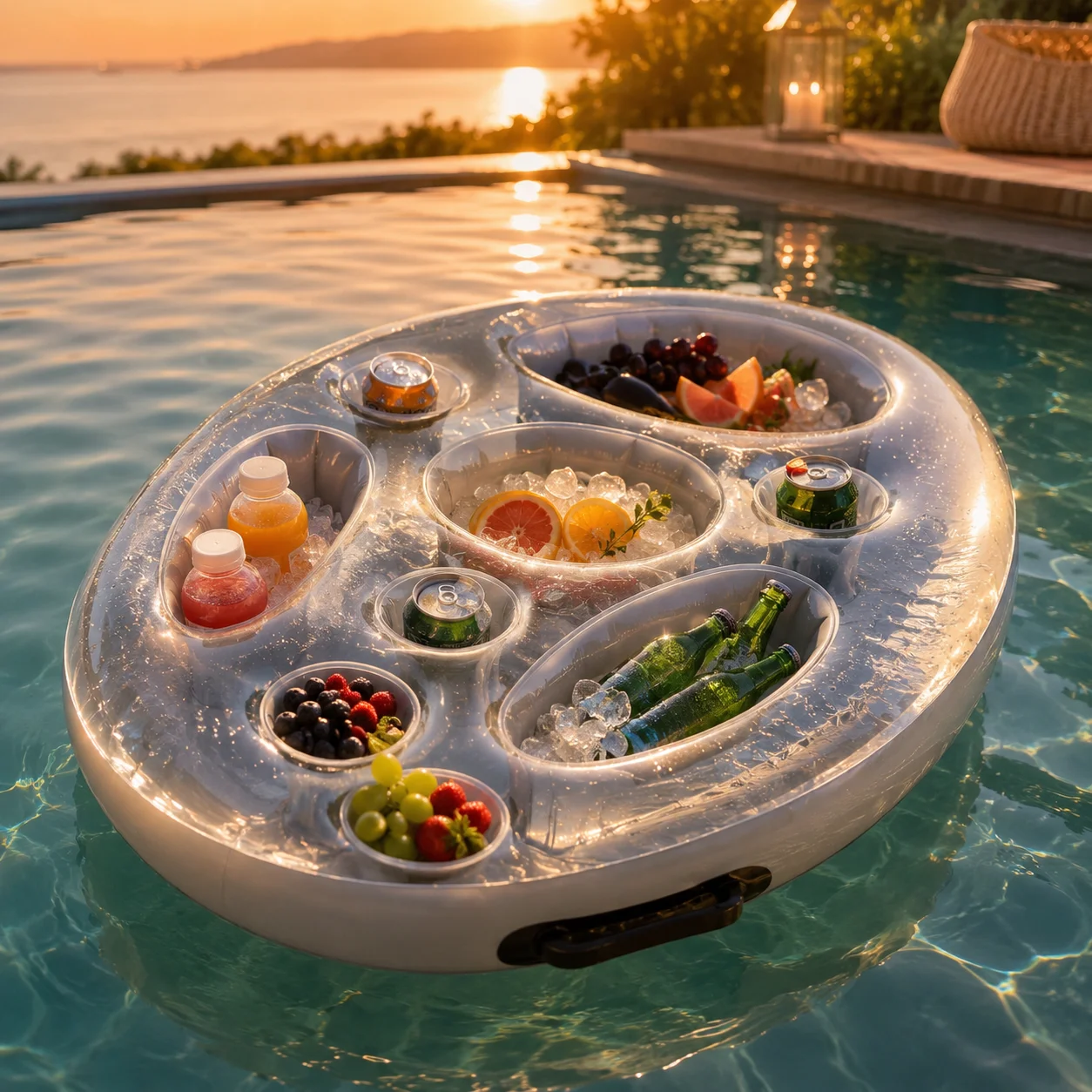 Porte-boissons gonflables pour - Pool Ladder Above Ground avis et prix