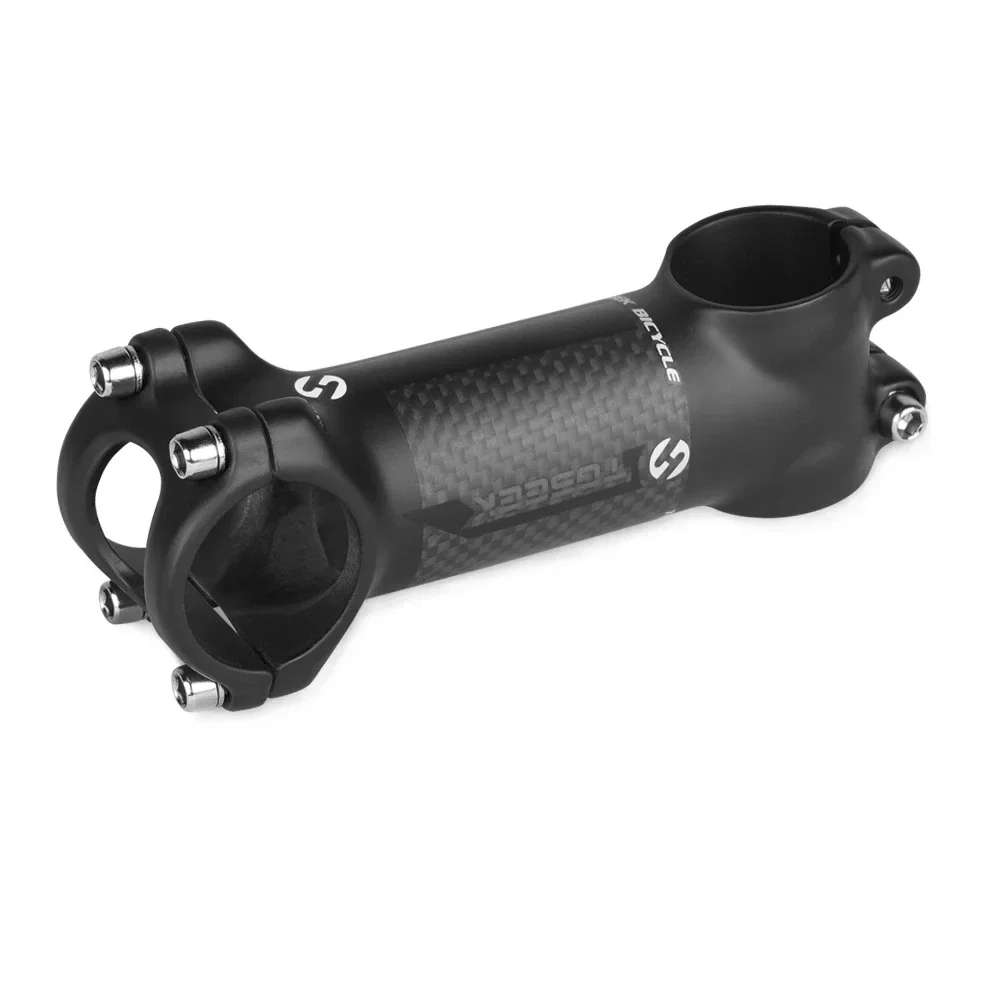 AliExpress TOSEEK Bicycle Stem Handlebar 31.8mm 6 / 17 Degree Carbon + Aluminum Bike Road/MTB Cycling Stem 60/70/80/90/100/110/120mm